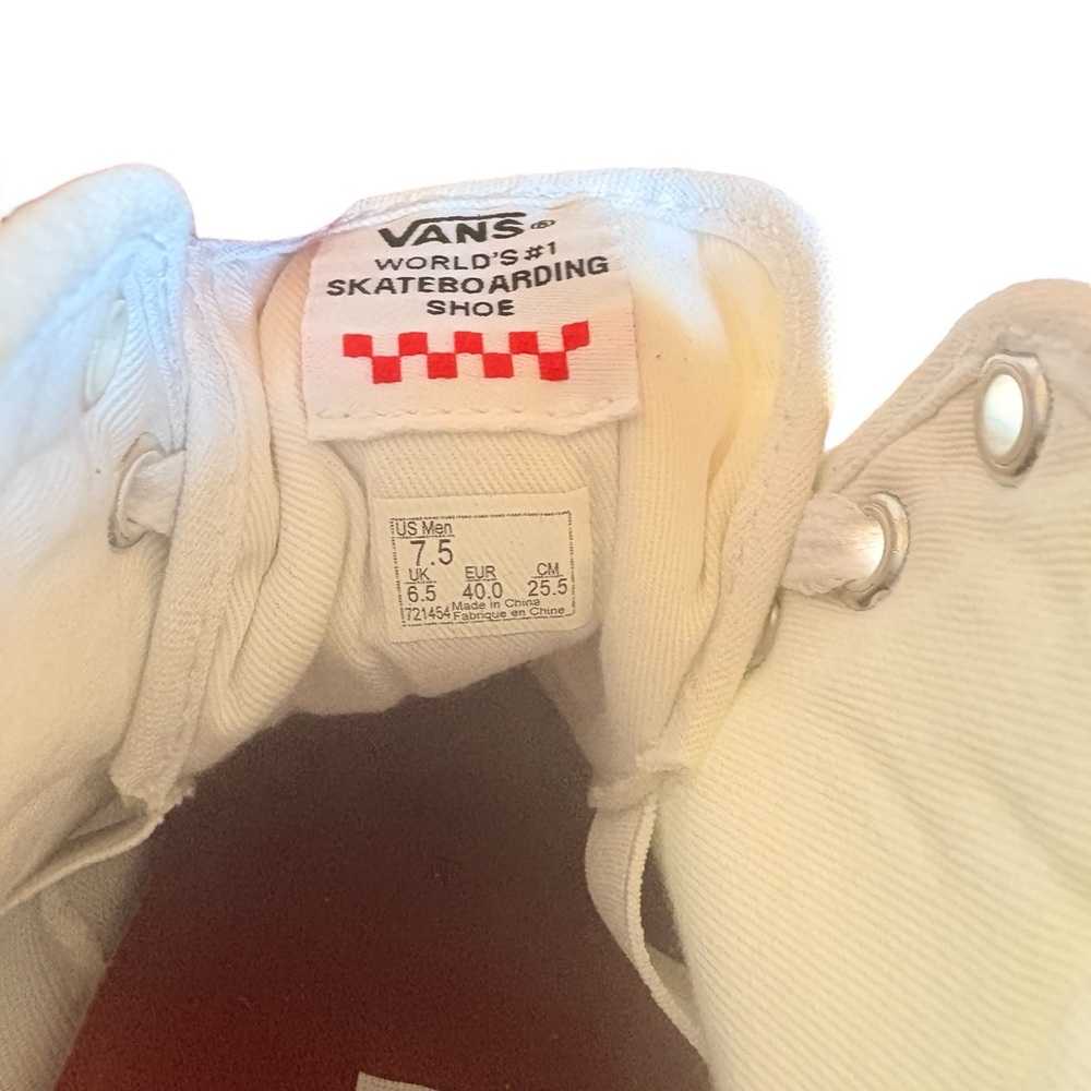 High Top Vans- Unisex - Picture 6 of 6